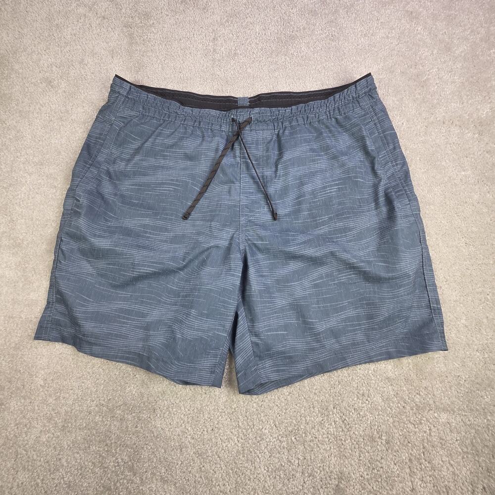 Kuhl Getaway Shorts Mens Size XL Blue Lightweight Quick-dry, Hemp Blend 5251